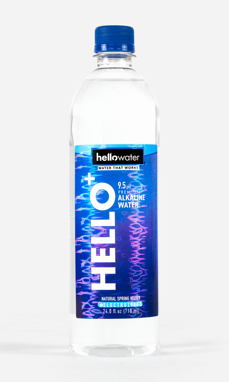 Cast and cure Hello Water label